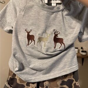 Kids' Gray Deer T-Shirt
